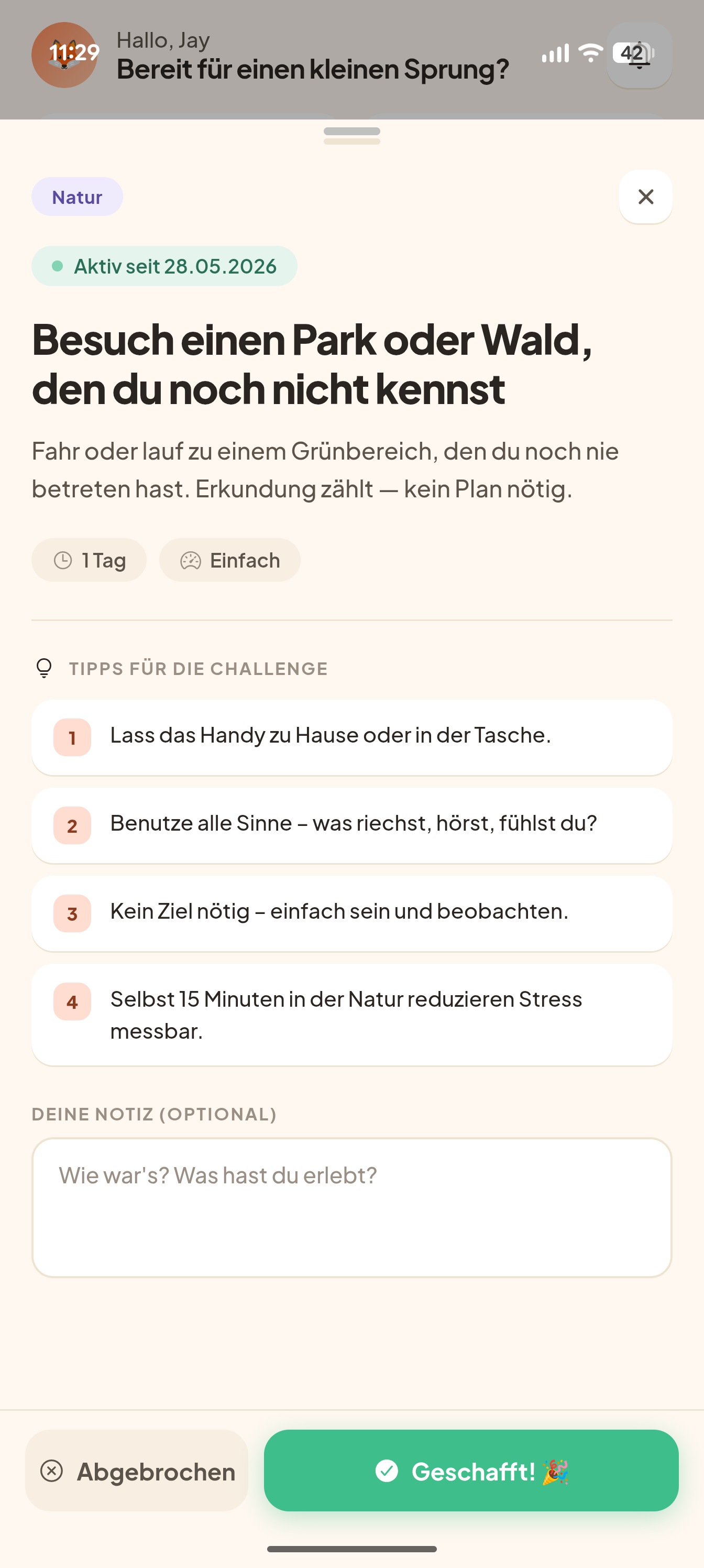 Challenge Detail